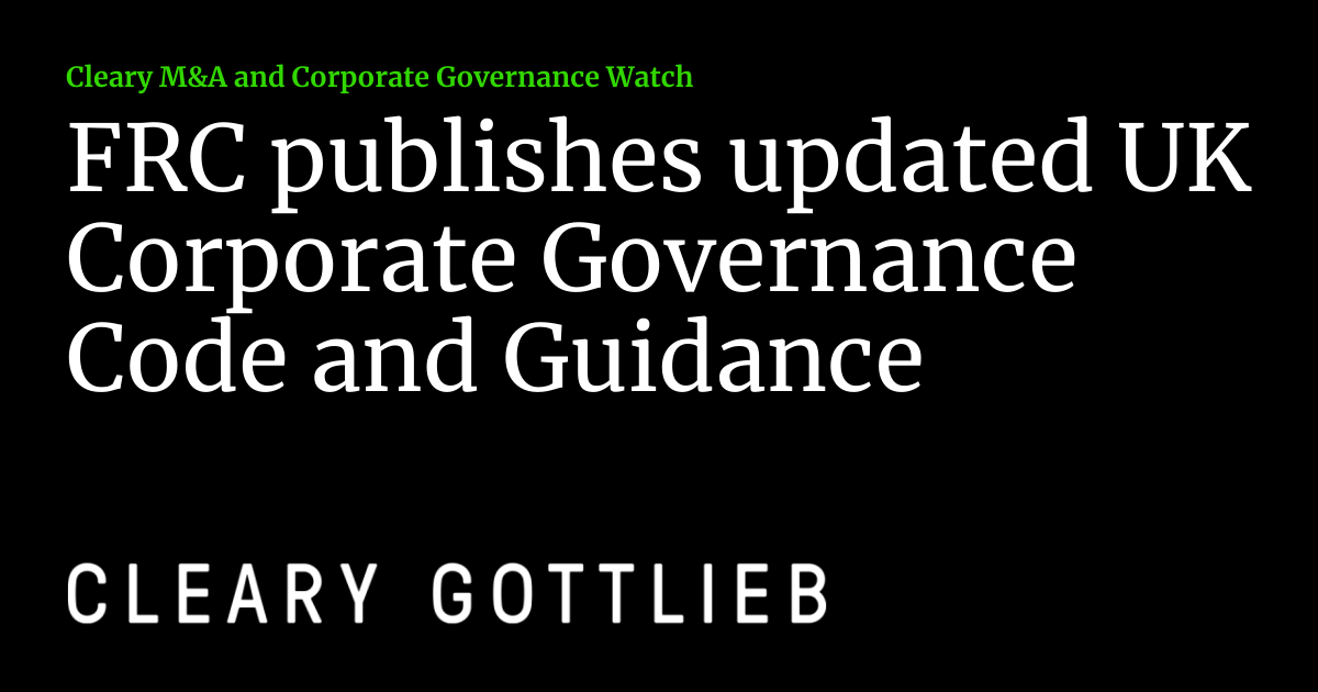 Uk frc governance reporting recommendations
