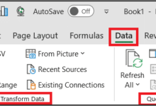 Transform data with microsoft excel power query