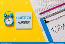 Strategic cost management reducing expenses