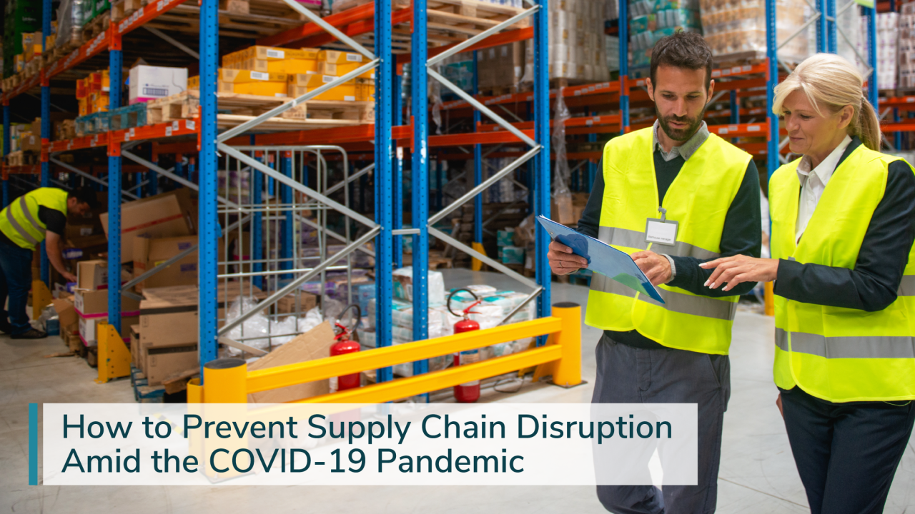 Strengthen supply chains coronavirus pandemic