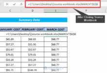 How to reference formulas in excel worksheet