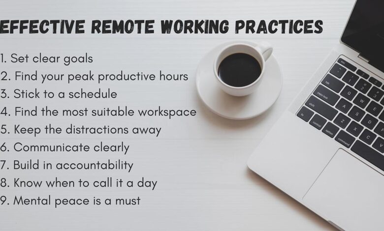 Fine tuning approach to remote work