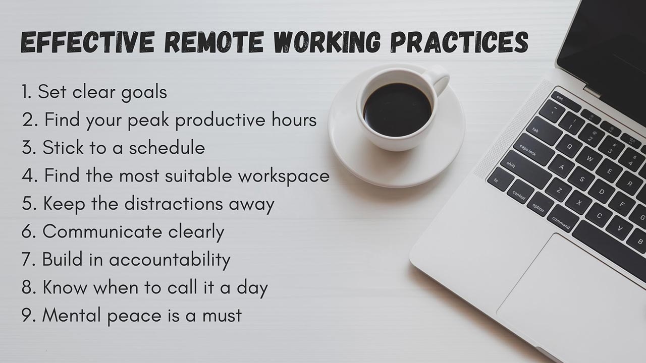 Fine tuning approach to remote work
